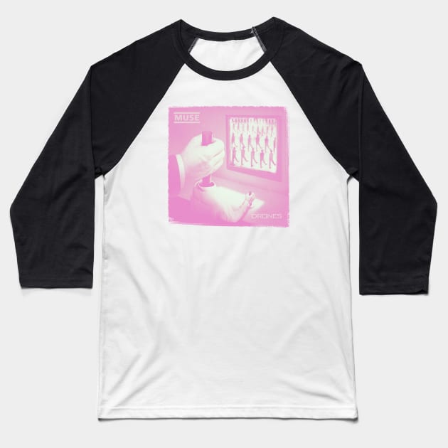 Muse DRONES pink ver Baseball T-Shirt by strasberrie